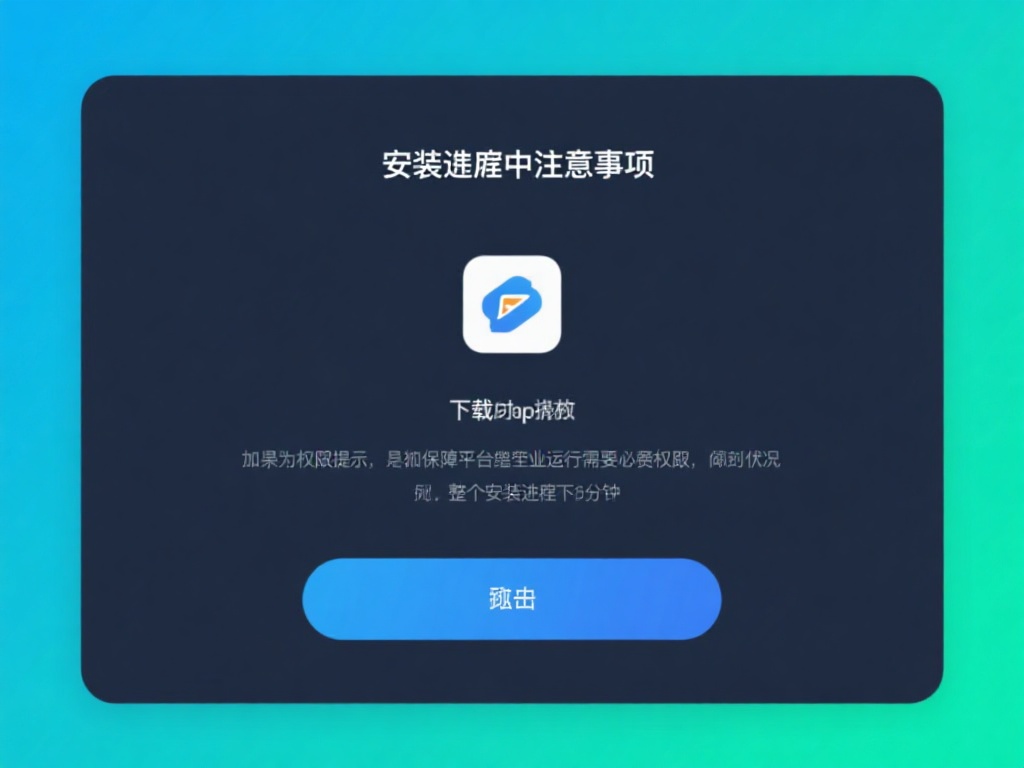 安装过程中的注意事项
下载完成后，点击安装包按照
